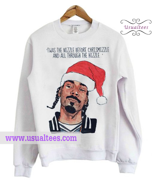 Snoop dog Ho Ho's Ho's Funny Ugly Christmas Sweatshirt snoop santa sweater S-4XL 